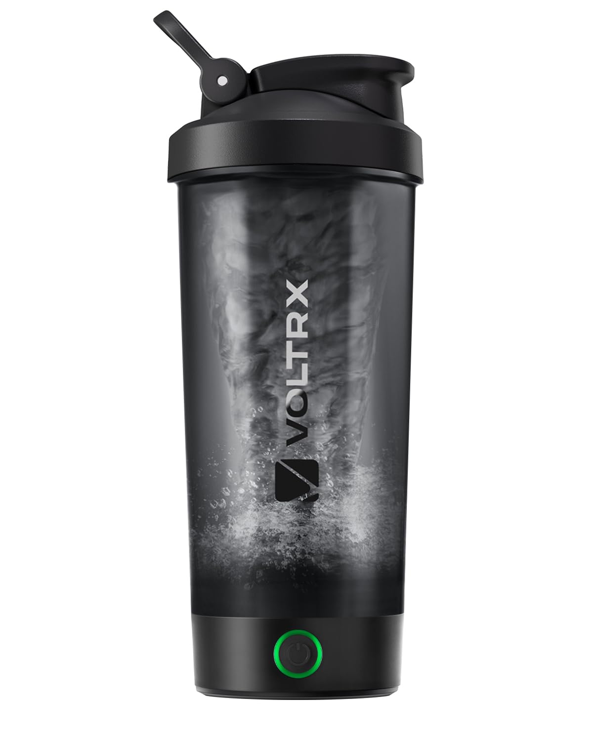 VOLTRX Titanus Protein Shaker Bottle, USB C Rechargeable Electric Protein Mixer for Protein Shakes and Meal Replacement Shakes, BPA Free, 600ml