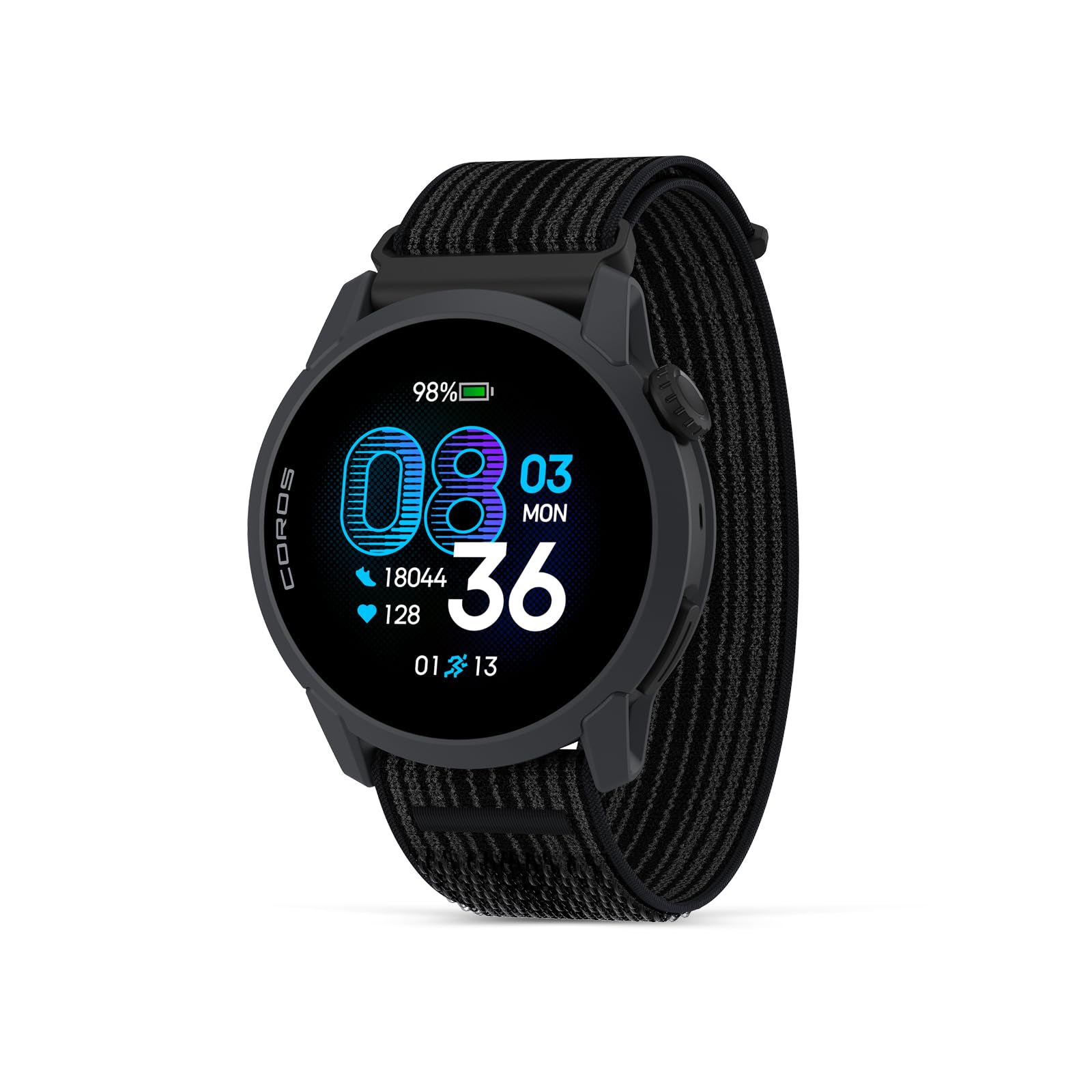 COROS Pace 4 Montre Sport Ultralégère, Écran Tactile AMOLED 1,2", 32g Montre Running, 19 Jours d'autonomie, Contrôle Vocal, Outils d'entraînement, GPS précis, Plan d'entraînement, Course à Pied