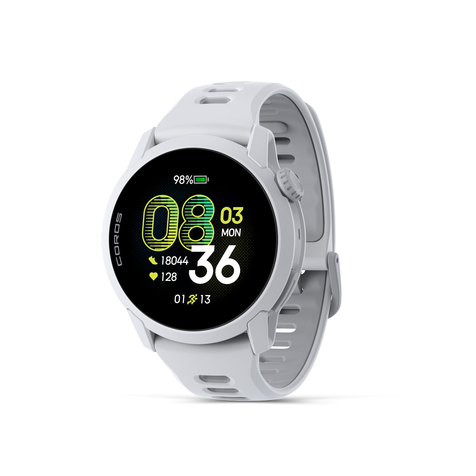 COROS Pace 4 Montre Sport Ultralégère, Écran Tactile AMOLED 1,2", 32g Montre Running, 19 Jours d'autonomie, Contrôle Vocal, Outils d'entraînement, GPS précis, Plan d'entraînement, Course à Pied