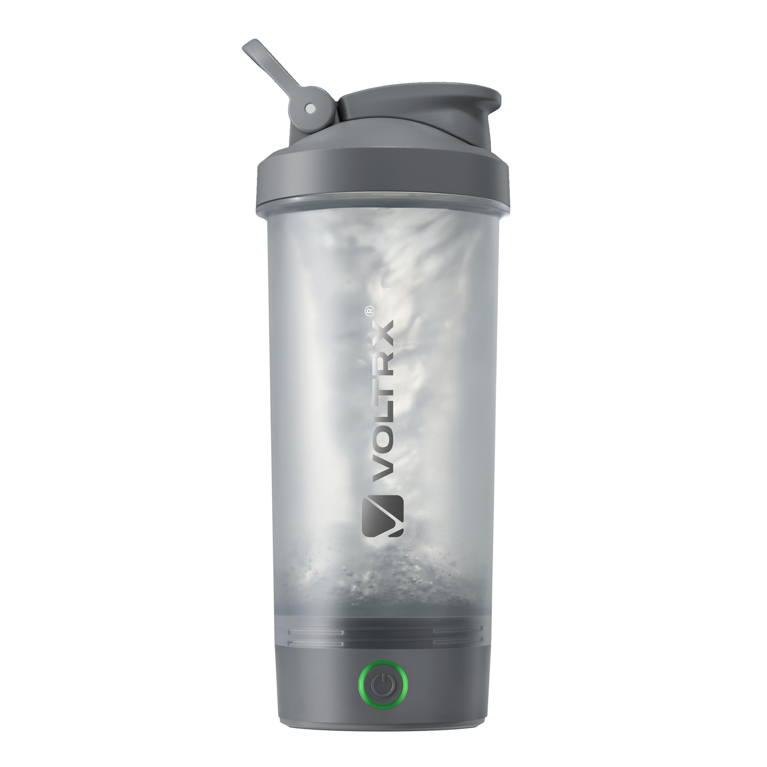 VOLTRX Titanus Protein Shaker Bottle, USB C Rechargeable Electric Protein Mixer for Protein Shakes and Meal Replacement Shakes, BPA Free, 600ml