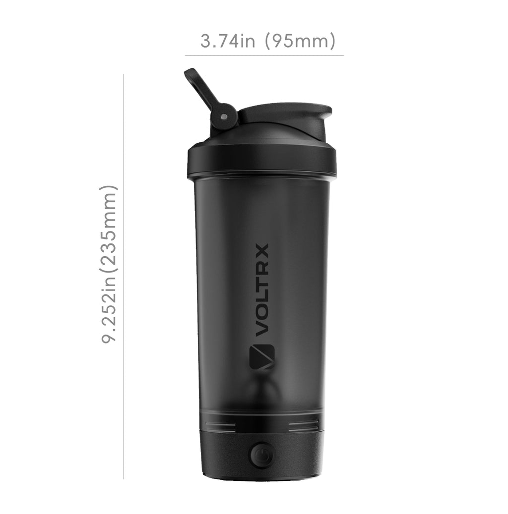 VOLTRX Titanus Protein Shaker Bottle, USB C Rechargeable Electric Protein Mixer for Protein Shakes and Meal Replacement Shakes, BPA Free, 600ml