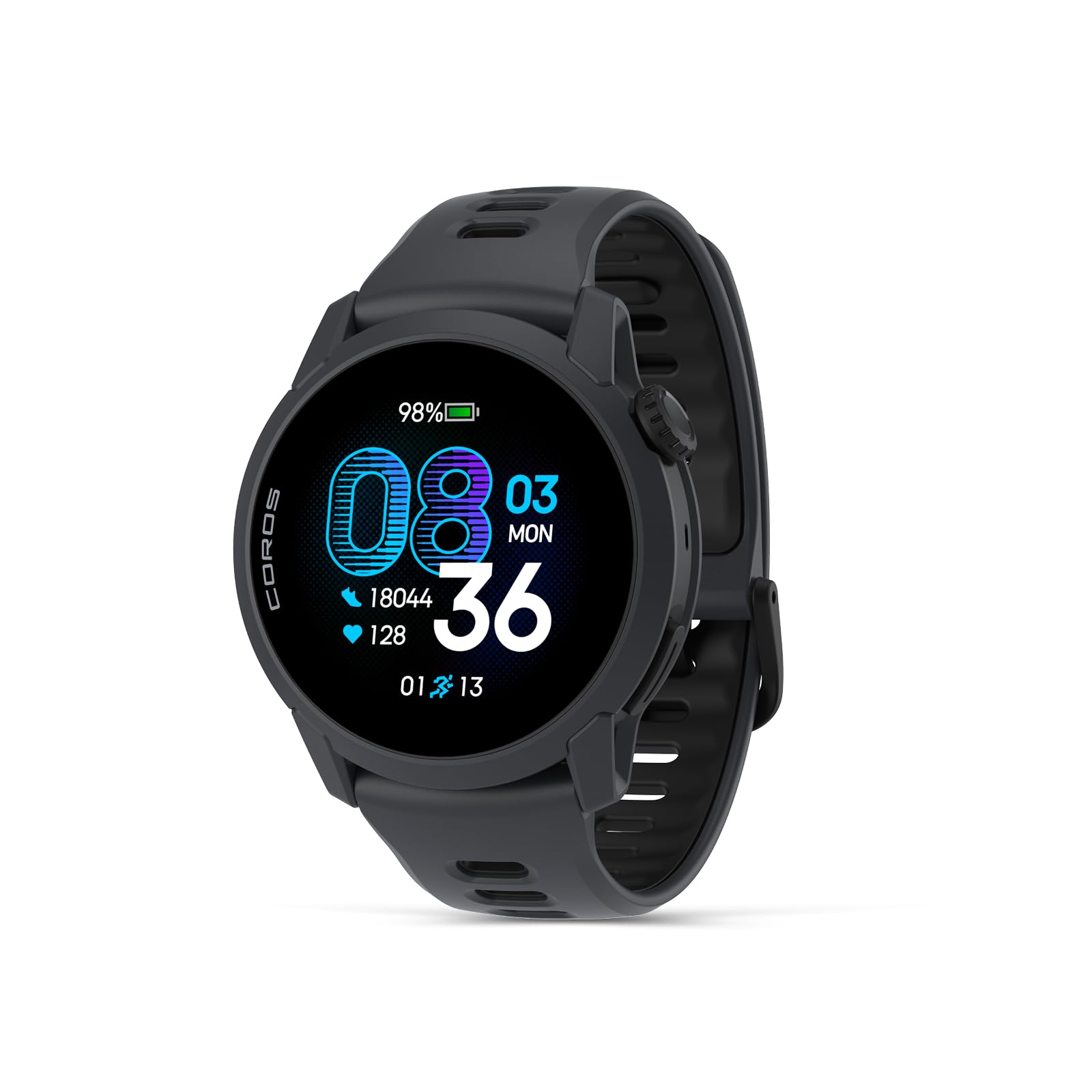 COROS Pace 4 Montre Sport Ultralégère, Écran Tactile AMOLED 1,2", 32g Montre Running, 19 Jours d'autonomie, Contrôle Vocal, Outils d'entraînement, GPS précis, Plan d'entraînement, Course à Pied
