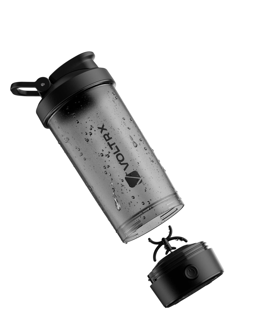 VOLTRX Titanus Protein Shaker Bottle, USB C Rechargeable Electric Protein Mixer for Protein Shakes and Meal Replacement Shakes, BPA Free, 600ml