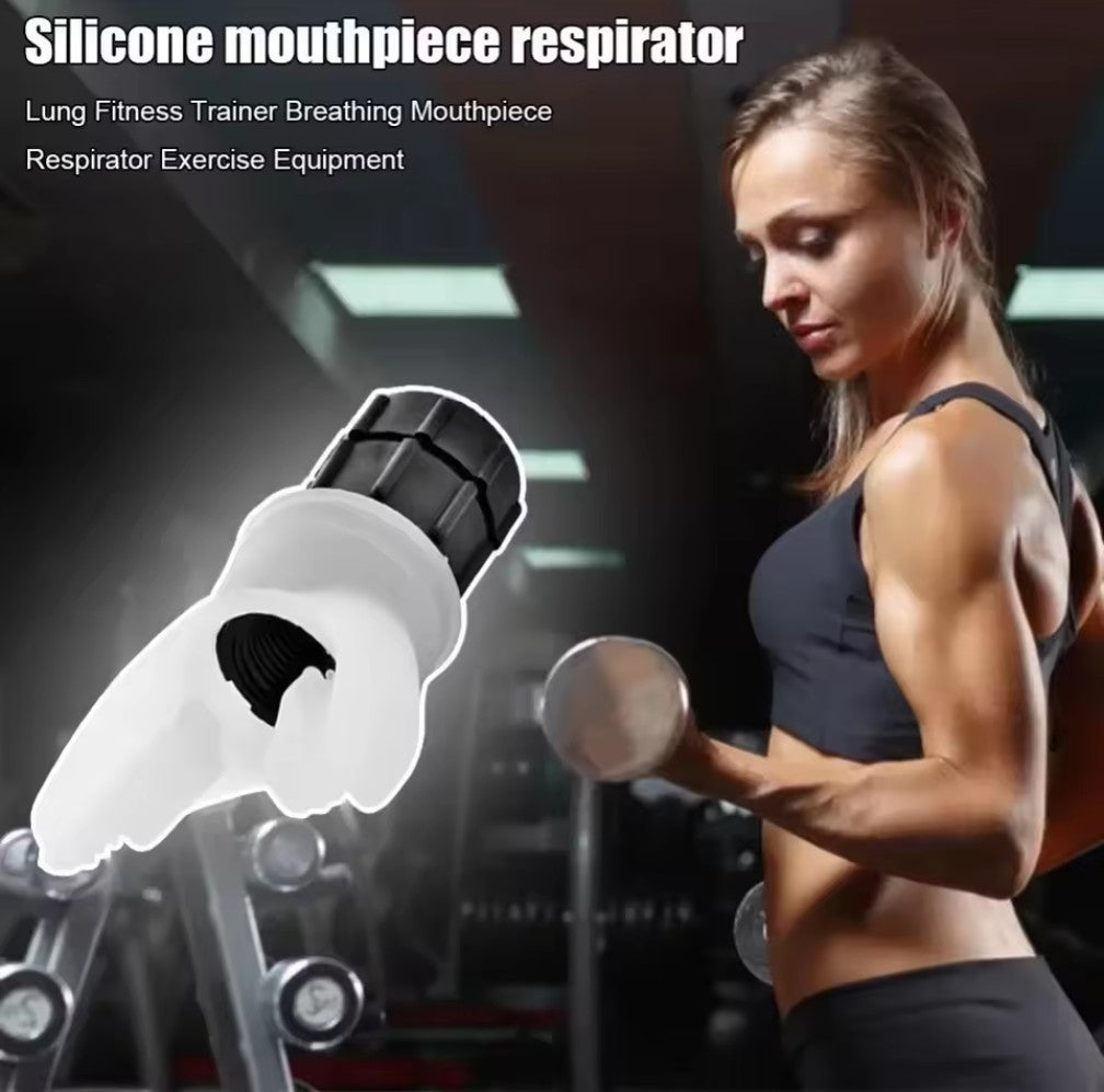 Portable Lung Capacity Trainer Breathing Exercise Device for Deep Breath
