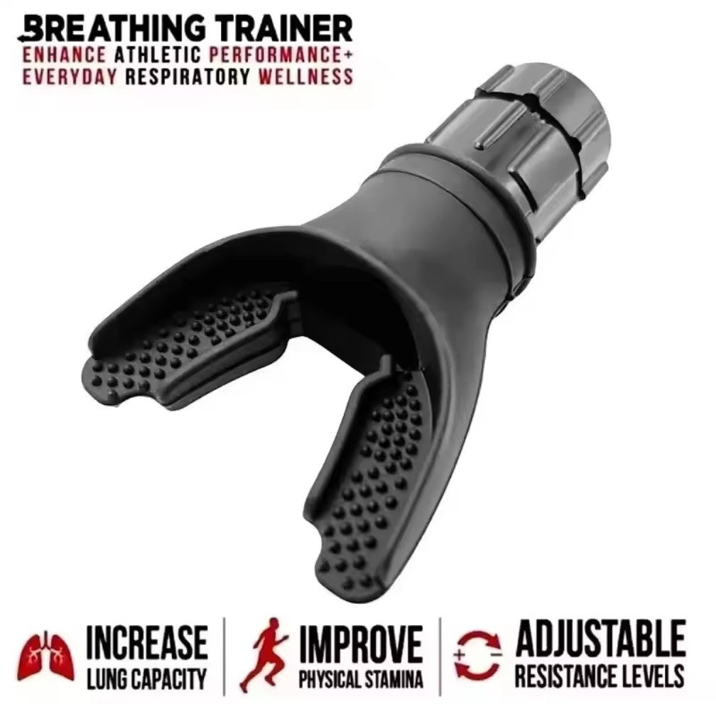 Portable Lung Capacity Trainer Breathing Exercise Device for Deep Breath